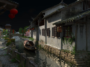 Ancient town 3D Model
