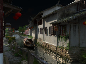Ancient town 3D Model