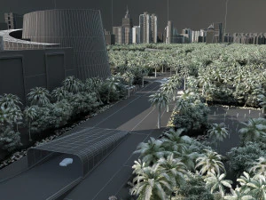 都市の建物 3Dモデル