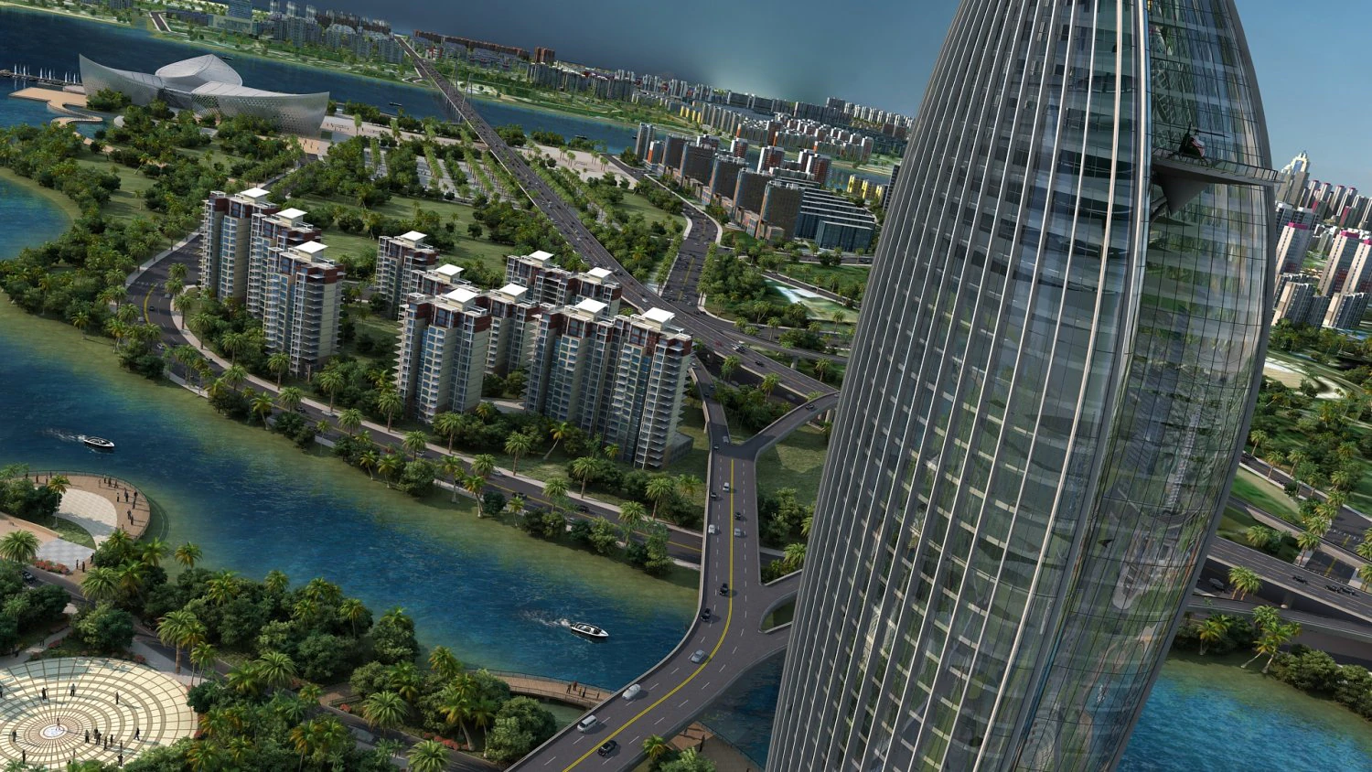 City building 3D Model .c4d .max .obj .3ds .fbx .stl .blend 