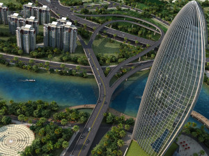City building Model 3D