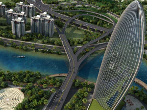 City building 3D Model