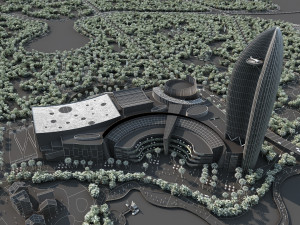 City building Model 3D