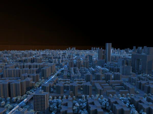 City building 3D Model