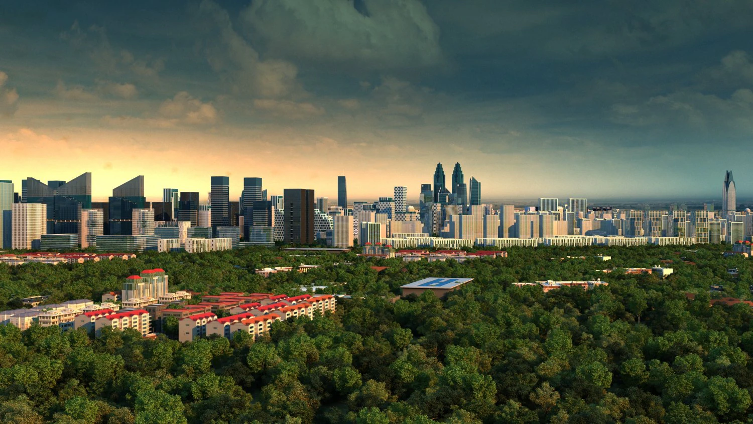 City building 3D Model .c4d .max .obj .3ds .fbx .stl .blend 