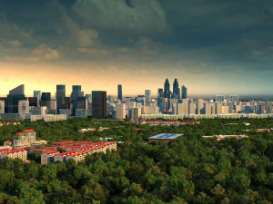 City building 3D Model