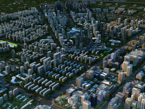 City building 3D Model