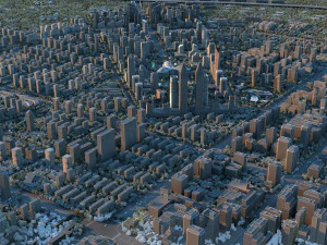 City building 3D Model