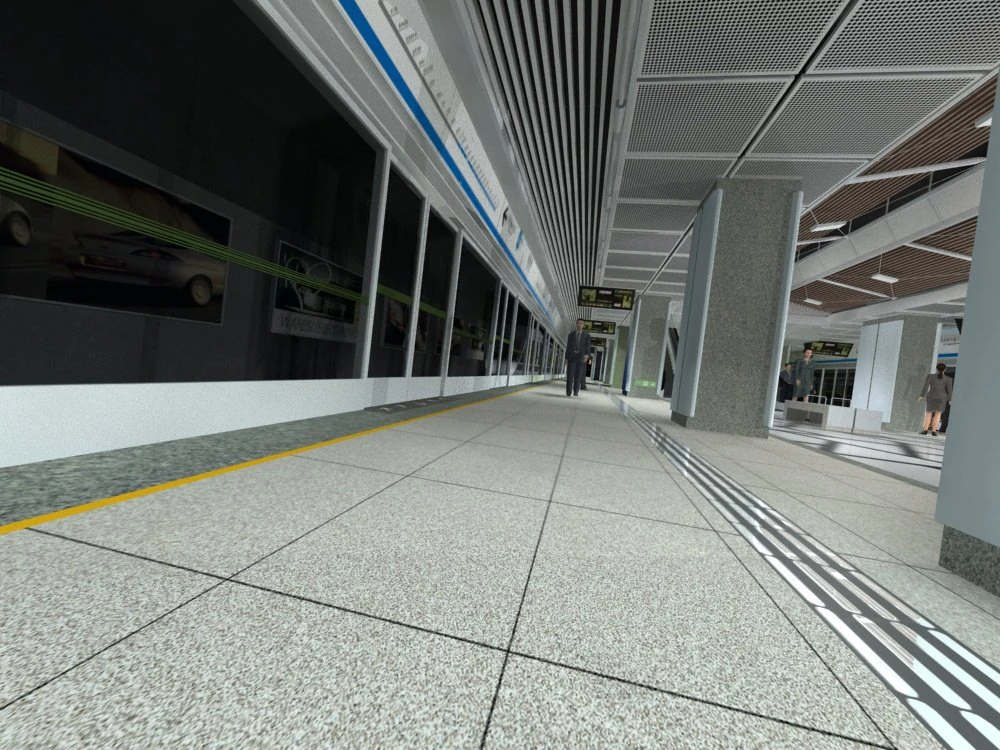 Subway 3D Model .c4d .max .obj .3ds .fbx .stl .blend 