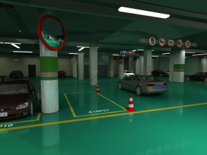 Parking lot 3Dモデル