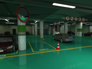 Estacionamento Modelo 3D