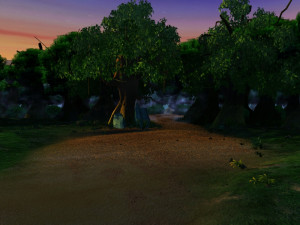 Cartoon woods 3D 모델