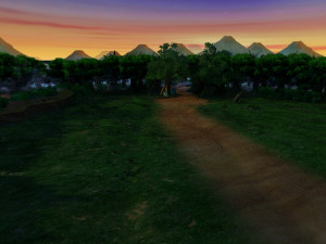 Cartoon woods 3D 모델