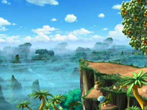 Cartoon cliff 3D 모델