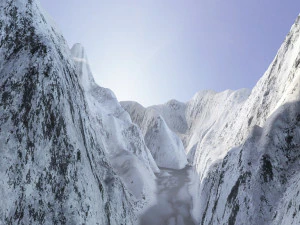 Snow mountain 3D Model