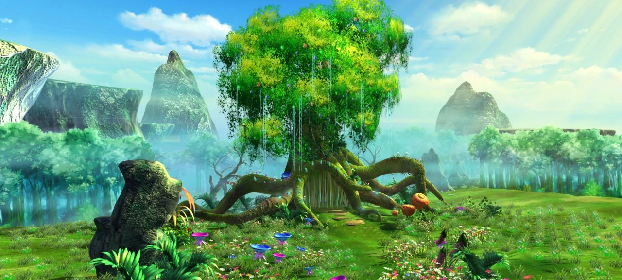 Cartoon tree 3D Model .c4d .max .obj .3ds .fbx .stl .blend 