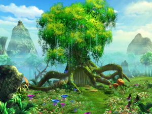 Cartoon tree 3D Model