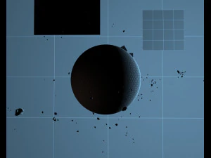 Space explosion 3D Model