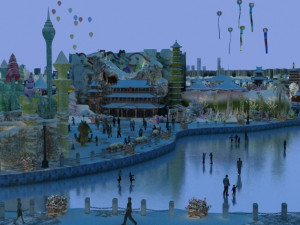 Amusement park 3D Model