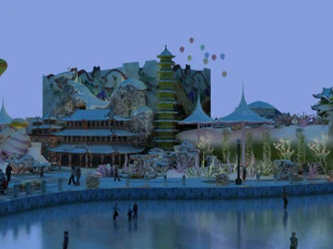 Amusement park 3D Model