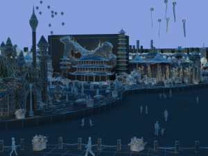 Amusement park 3Dモデル