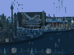 Amusement park 3D Model