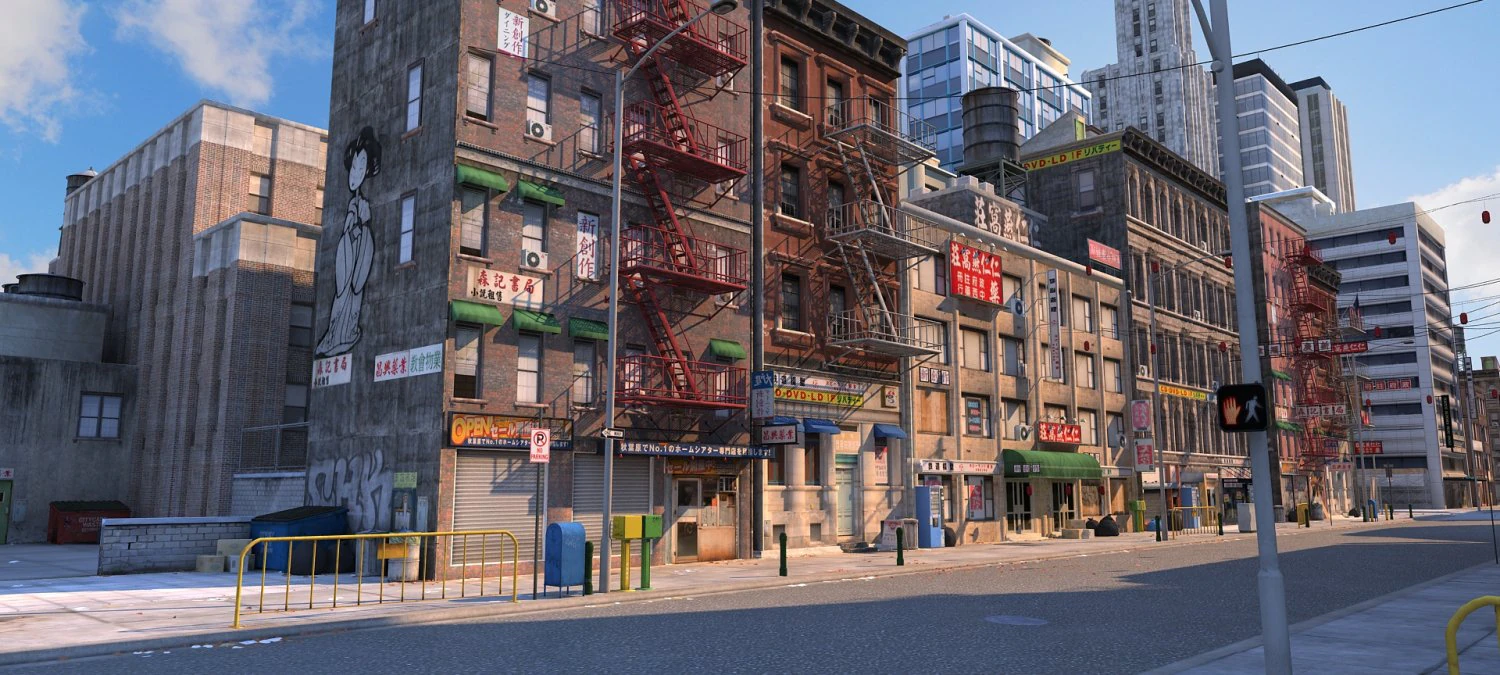 Old building 3D Model .c4d .max .obj .3ds .fbx .stl .blend 