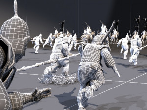 Soldier charge 3D Model