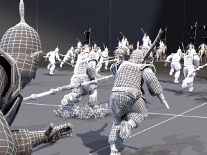 Soldier charge 3D Model