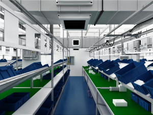 Electromechanical factory 3D 模型