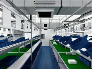 Electromechanical factory 3D Model