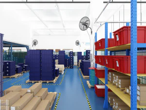 Electromechanical factory 3D Model