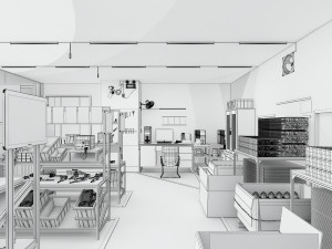 Electromechanical factory 3D 模型