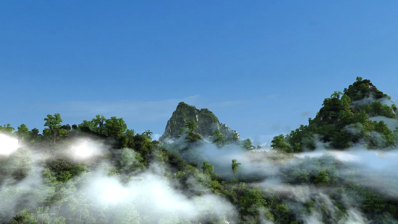 Mountain 3D Model .c4d .max .obj .3ds .fbx .stl .blend 