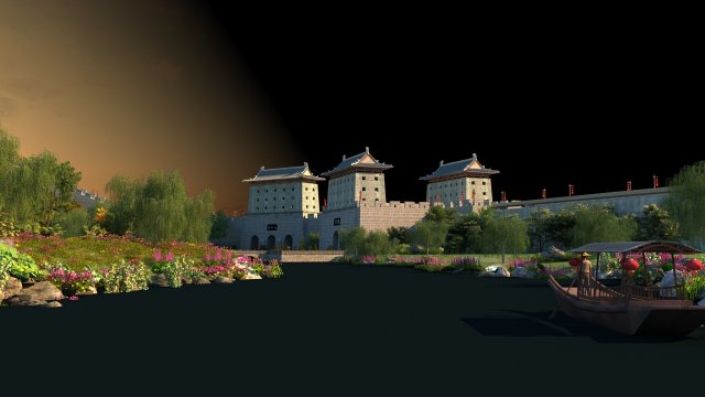 Tongguan 3D Model .c4d .max .obj .3ds .fbx .stl .blend 