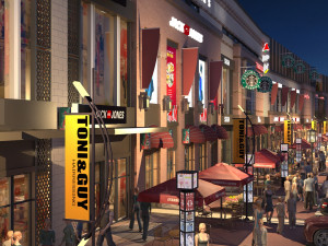 Business district 3D Модель