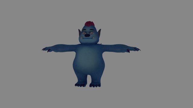 Cartoon character 3D Модель .c4d .max .obj .3ds .fbx .stl .blend 
