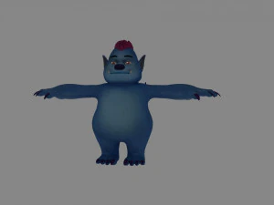 мультиплікаційний персонаж 3D Модель