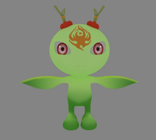 Personagem de desenho animado Modelo 3D .c4d .max .obj .3ds .fbx .stl .blend