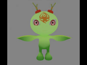 Personagem de desenho animado Modelo 3D