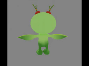 Personagem de desenho animado Modelo 3D