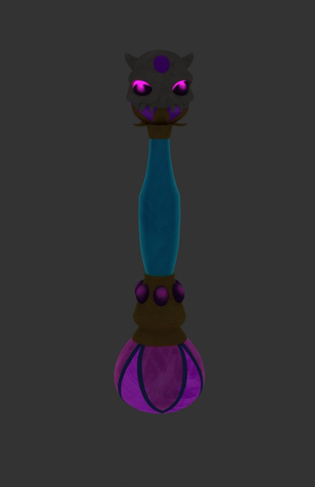 Staff Modelo 3D .c4d .max .obj .3ds .fbx .stl .blend 