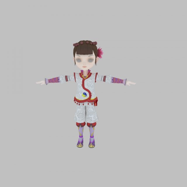 Cartoon character Modelo 3D .c4d .max .obj .3ds .fbx .stl .blend 