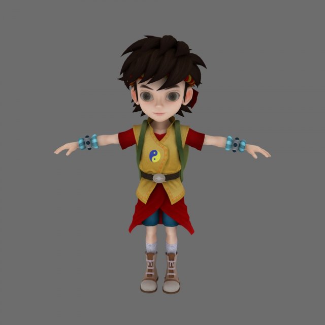 Cartoon character 3Dモデル .c4d .max .obj .3ds .fbx .stl .blend 