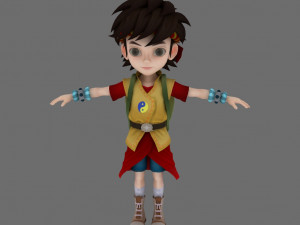 Cartoon character 3D Model