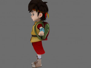 Cartoon character 3Dモデル