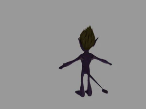 Cartoon character 3D Model