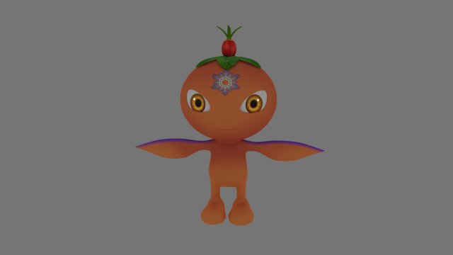 Cartoon character Model 3D .c4d .max .obj .3ds .fbx .stl .blend 