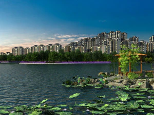 Вид на город 3D Модель