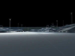 Automobile Racecourse 3D Model